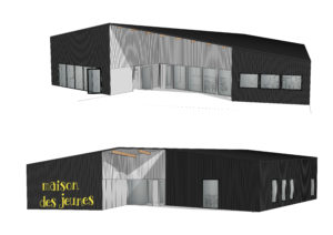 Plan maison des jeunes Binic