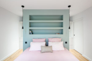 Design chambre blanc et pastel