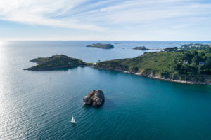 Côte Trébeurden vue du ciel - B. Houssais Architecture
