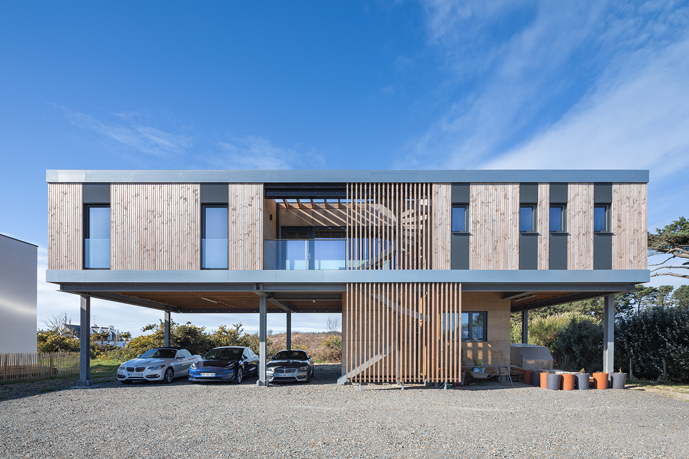 Maison sur pilotis