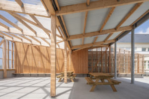 collège du PENKER - préau polycarbonate