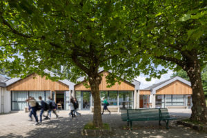 collège du PENKER - préau polycarbonate