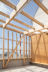 collège du PENKER - préau polycarbonate